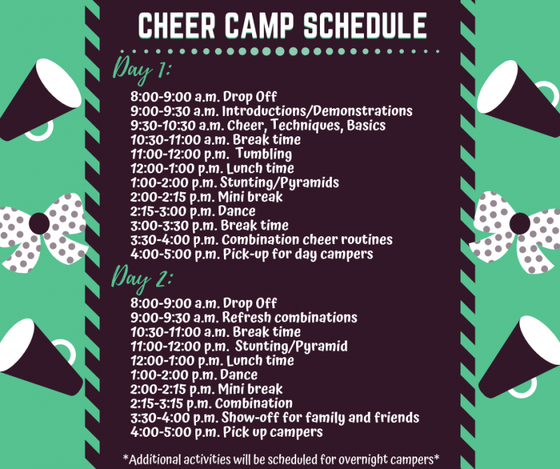 Silver Spur Resort Cheer Camp Schedule 