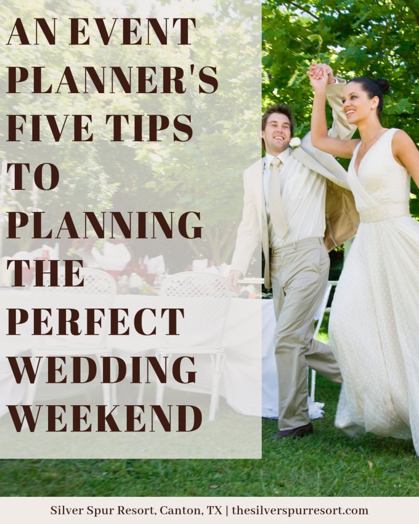 planning the perfect wedding weekend 