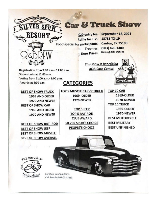 Car & Truck Show in Canton, TX
