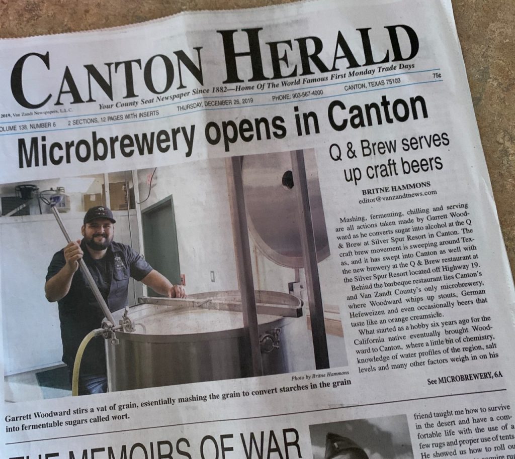 Microbrewery Opens in Canton